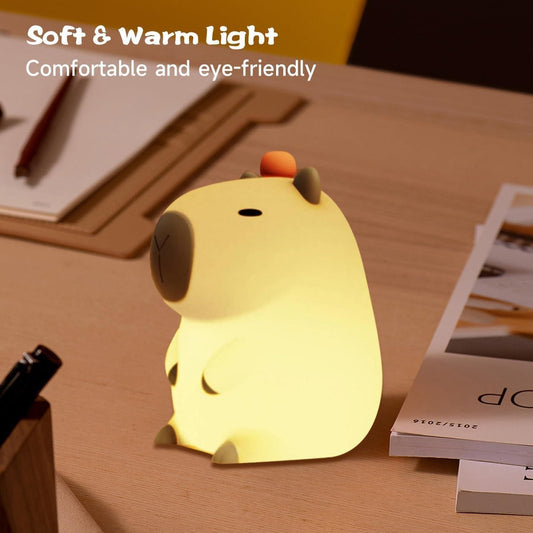 USB Rechargable Capybara Night Lamp