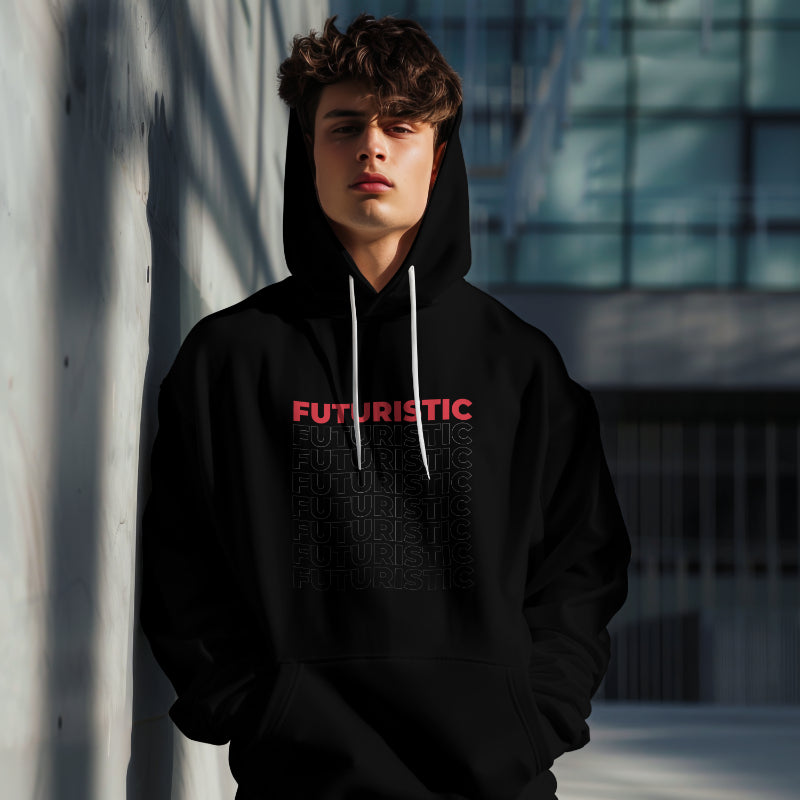 Men's Oversized Printed Hoodie - Relaxed Fit, Premium Comfort