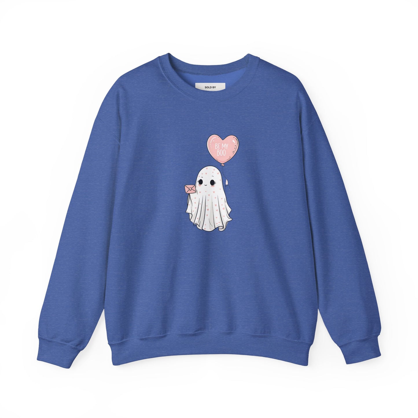 Be My Boo: Cute Ghost Valentine's Sweatshirt